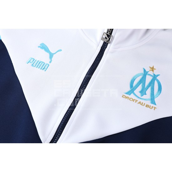Chandal de Chaqueta del Olympique Marsella 20/21 Azul - Haga un click en la imagen para cerrar